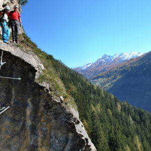 Peter Kofler Klettersteig. Foto: Judith Hammer