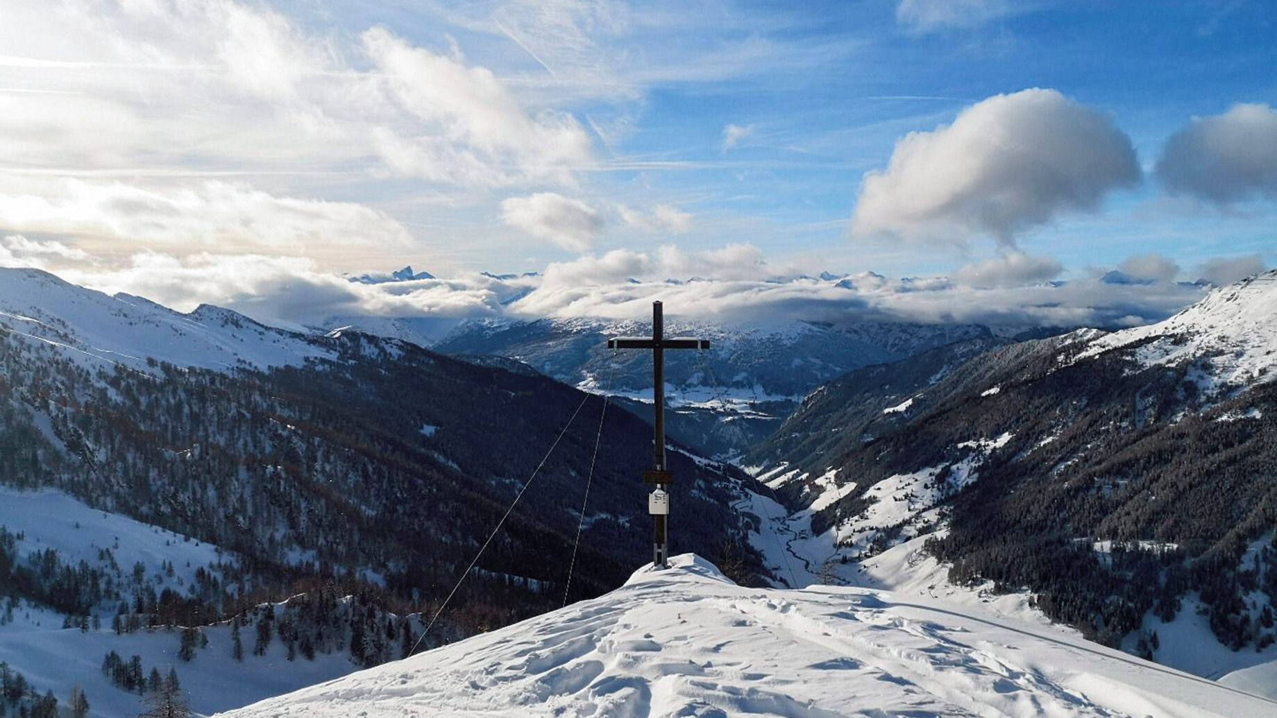Titelbild Skitour Rauher Kopf Schmirn. Foto: Tourismusverband Wipptal