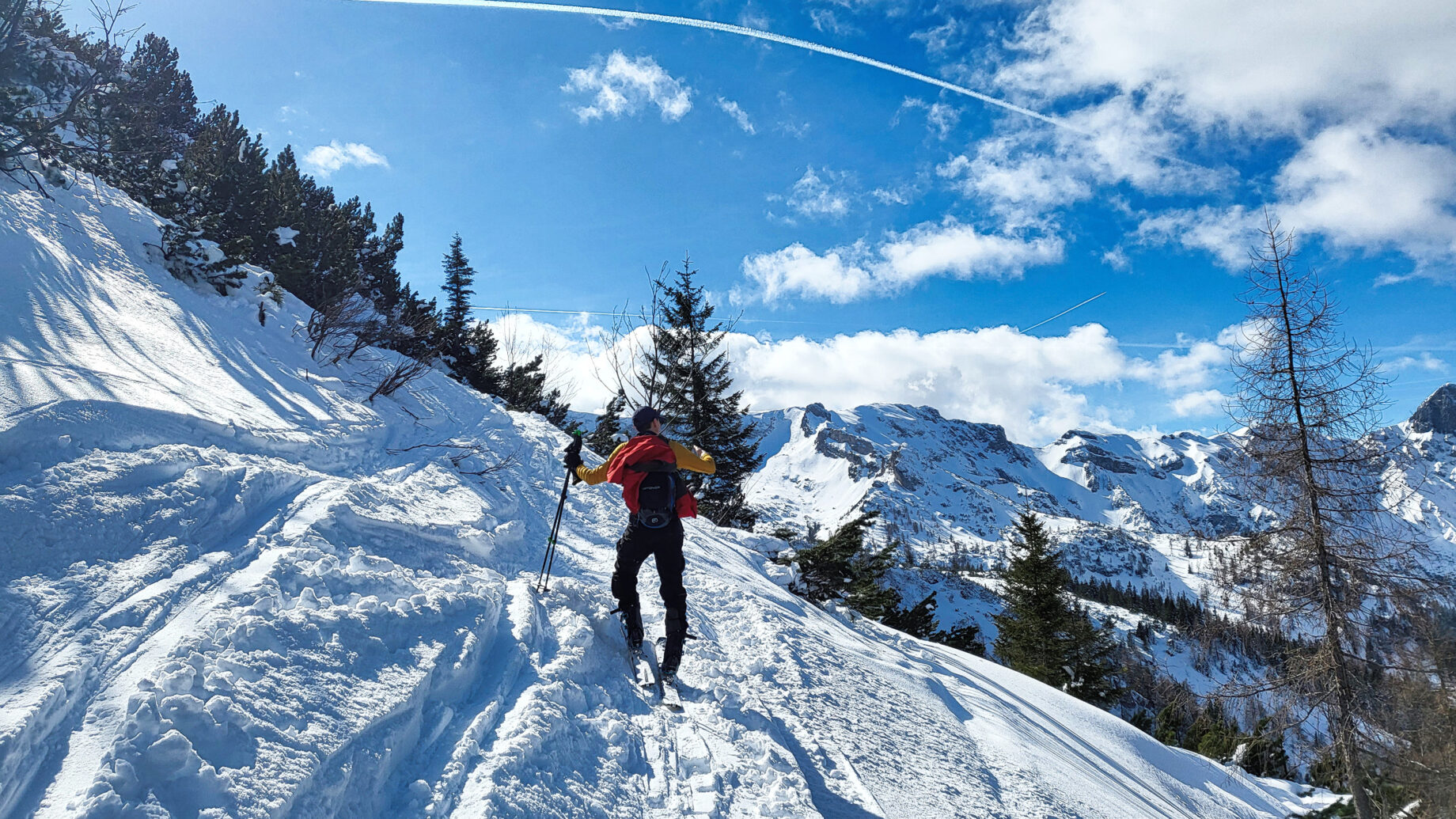 Die Aussicht wird mit jedem Schritt noch besser. Foto: Anna, Protect Our Winters Austria (POW AT)