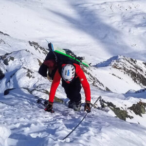 Rosskogel Nordgrat: Skitour mit alpinem Flair