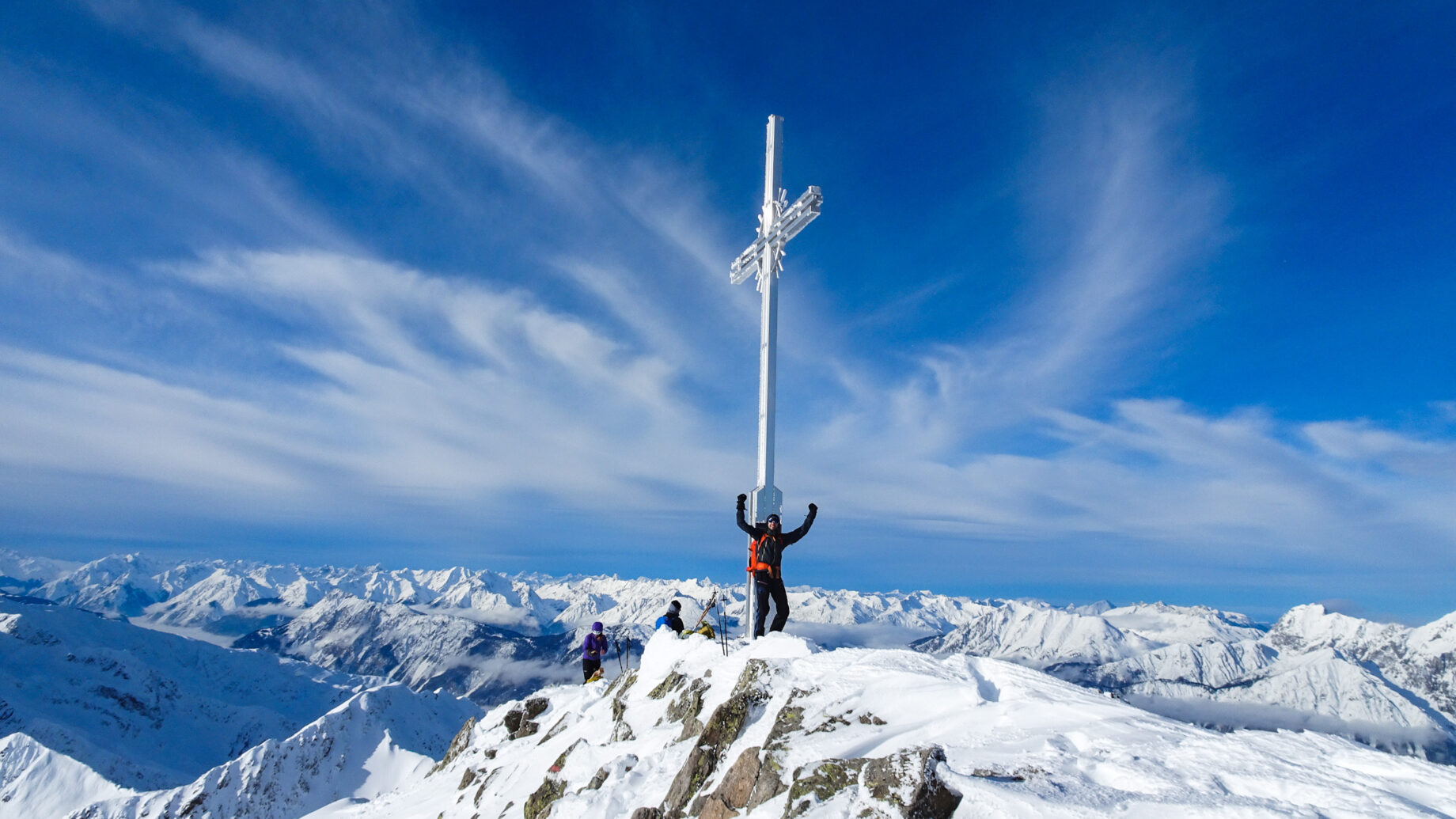 Rietzer Grieskogel Gipfel. Foto: Simon Widy